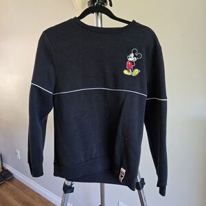 #5 Disney Black Crewneck Sweater with Mickey Mouse